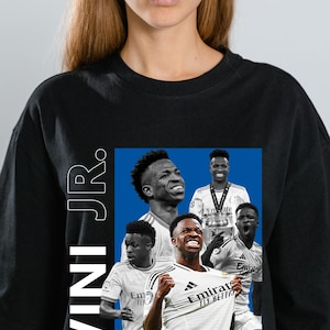 Vini Jr. Futebol Gráfico: Design de Camiseta PNG (Download Digital)