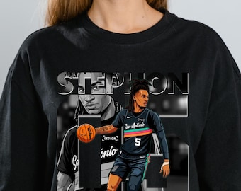 Stephon Castle Comic Design Digital Download, Comic Graphic Tee Png, Basketball DTF Sublimation Print, Basketball Streetwear Tshirt Design.