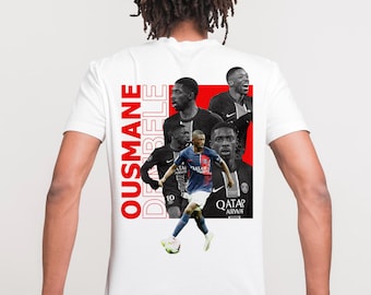 Ousmane Dembélé Soccer Graphic: PNG Digital Download for T-Shirts