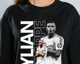 Kylian Mbappe Fußball Grafik: PNG Digital Download für T-Shirts