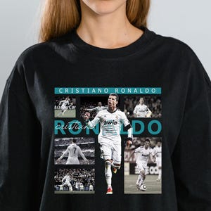 Cristiano Ronaldo Soccer Graphic: PNG Digital Download for T-Shirts