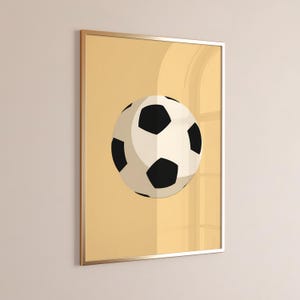 Soccer Ball Nursery Print: Sports Baby Room Wall Art (Digital Download)