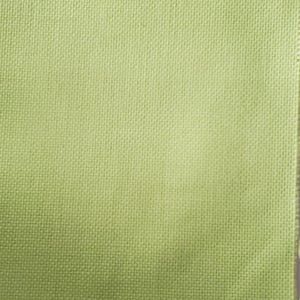 May include: A piece of light green fabric with a textured weave. A white label in the upper right corner reads "15 x 18" and "32mm". The fabric is a solid color with a slight gradient.
