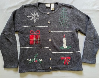 Vintage Holiday Christmas Sweater Ugly Tacky