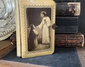 Antique French Prayer Book, 1912 PETIT PAROISSIEN, Gold Gilt Edges