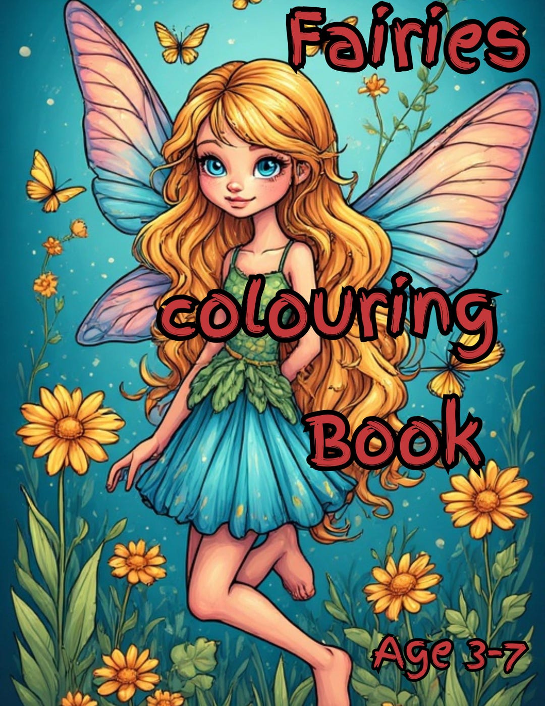 Magical Fairies Colouring Book. ( Instant Digital Download ) - Etsy Canada