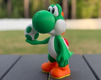 Super Mario Yoshi (Green) - Desk Art, Gamer Decor, Retro Collectable, Birthday Gift