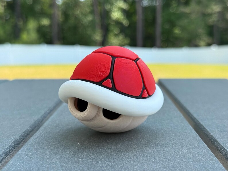3D Printed Super Mario Shell (red, Green & Blue) - Etsy