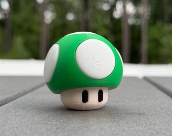 スーパーマリオのキノコ彫刻 - Etsy 日本