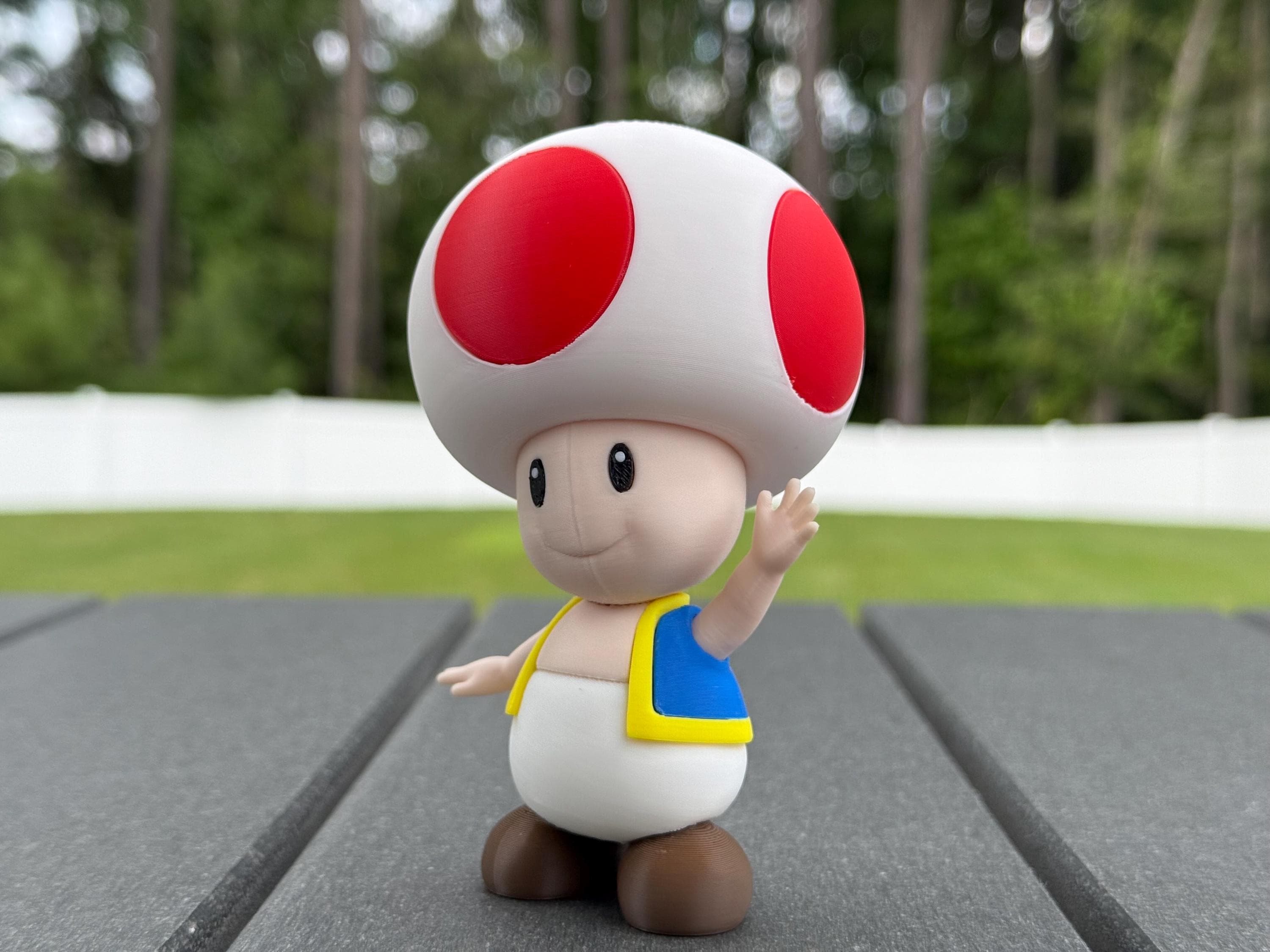 スーパーマリオキノピオ - デスクアート、ゲーマー向け装飾、レトロな