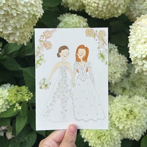 Aquarelle personnalisée 5 x 7 : commande personnalisée, tout sujet