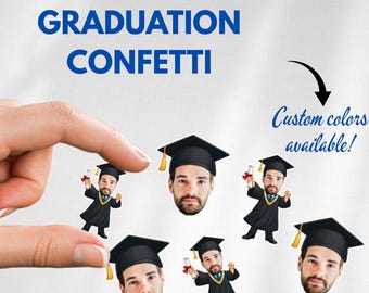 Custom Graduation Confetti - Personalized Party Decor