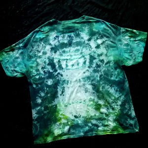 2XL Handmade Tie Dye Cosmic Mirror T-shirt
