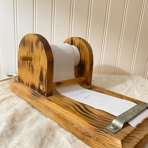 Vintage handmade message board for leaving messages or grocery lists, primitive