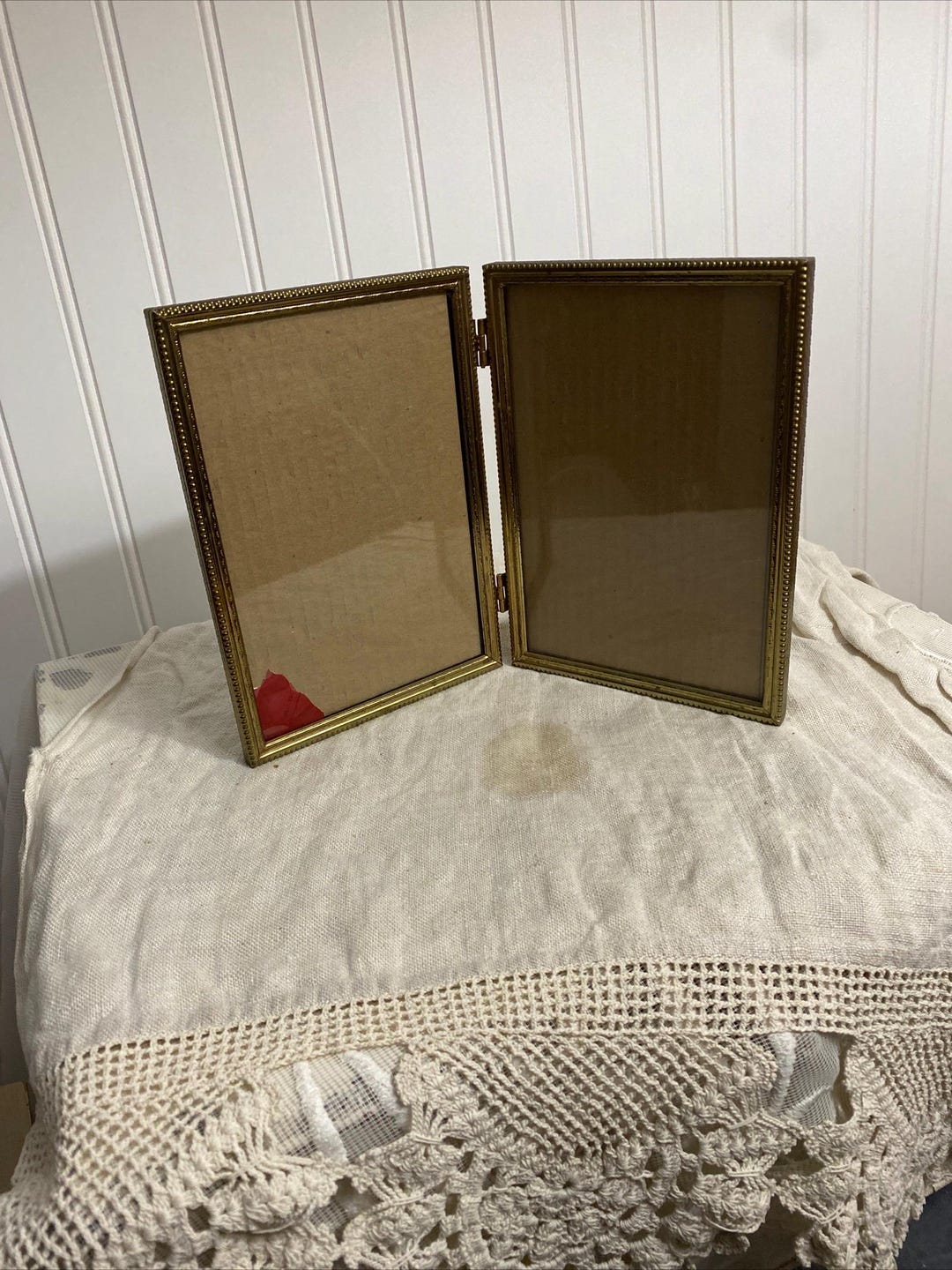 Vintage Double Gold Frame 5x7 - Etsy