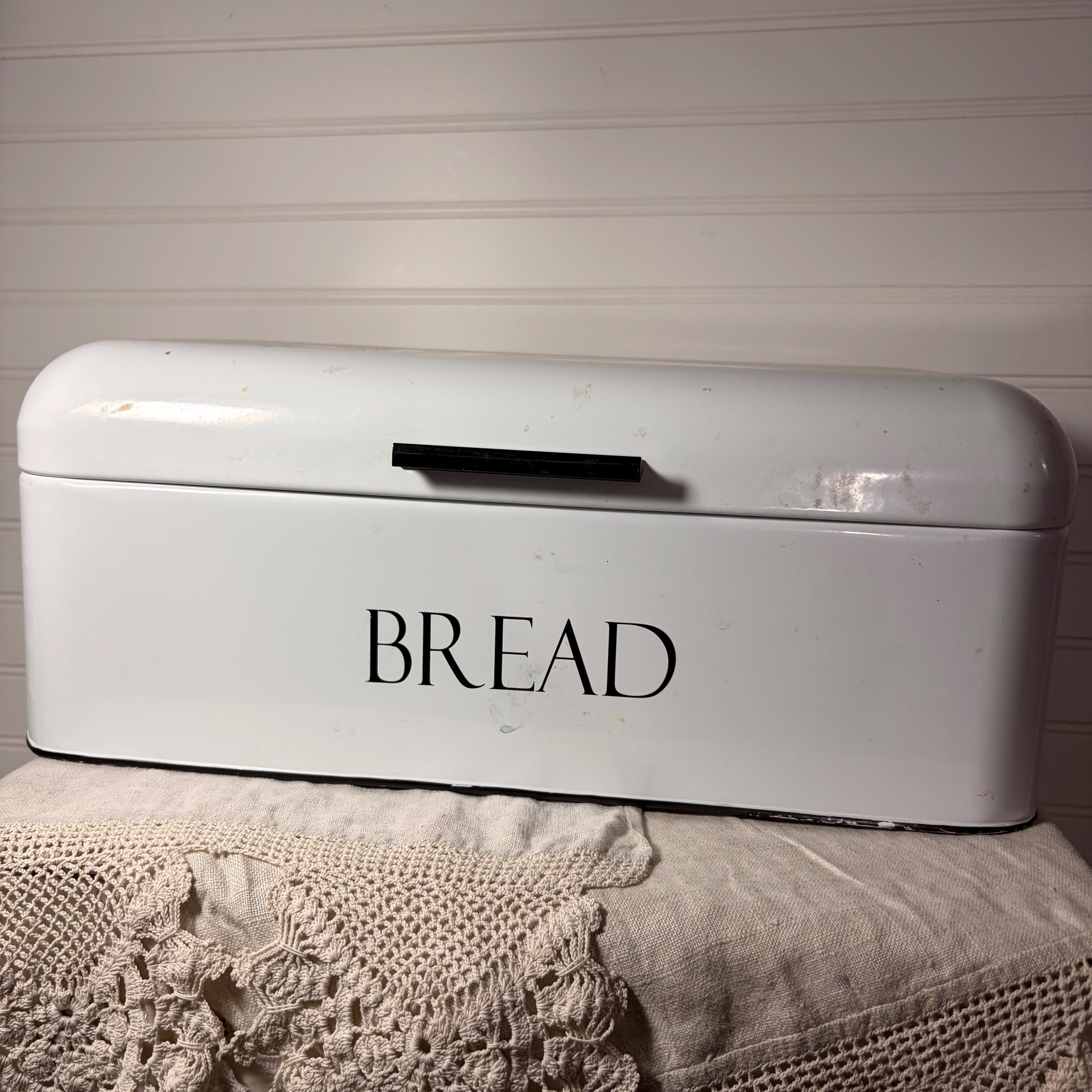 Enamel Bread Box - Etsy