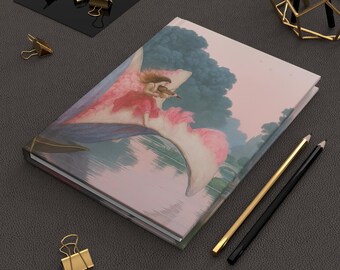 Hardcover Journal Matte Twilight Gardens  | Spiritual gift, Size 5.75"x8"