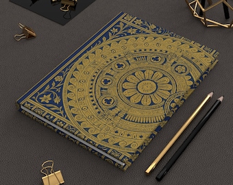 Hardcover Journal Matte Old World Beauty | Spiritual gift, Size 5.75"x8"