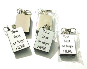 Llavero personalizado personalizado Encendedores de fósforo permanentes Encendedores personalizados Texto, logotipo o imagen