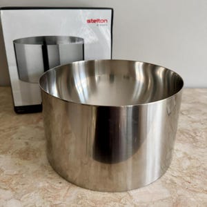 Stelton Cylinda Line Salad Bowl: Arne Jacobsen Danish Design, Original Packaging