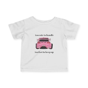 Cute Baby Car Tee, Infant Jersey Shirt, Perfect Gift for Car Lovers, Toddler Outfit, Baby Shower Gift, Birthday Celebration