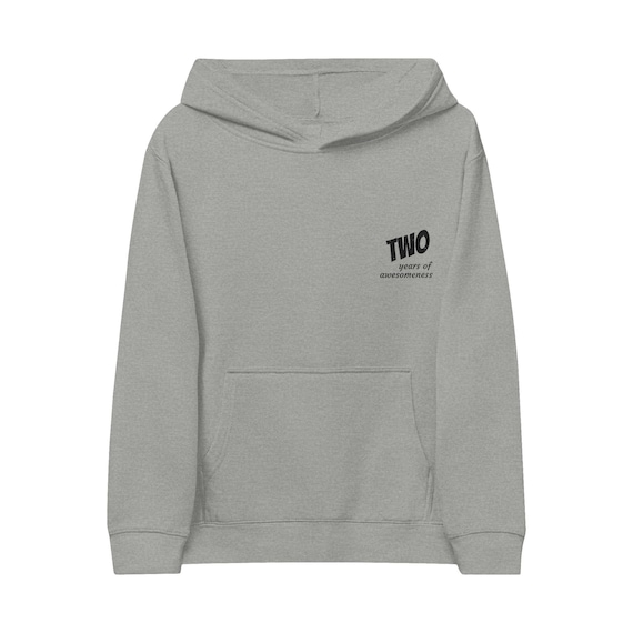 Custom Embroidered Kids Fleece Hoodie, Cotton-Blend Youth Apparel