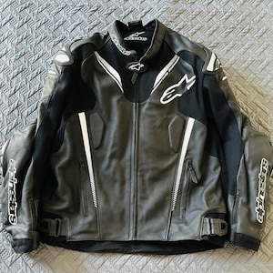 Alpinestars Atem V3 Racing Leather Jacket 100% Cowhide Leather Material Biker Leather Jacket Motorcycle Racing Gear Gift Him