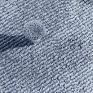 Alfombra de lana de Nueva Zelanda tejida a mano – Alfombra de pelo rizado, diseño minimalista liso