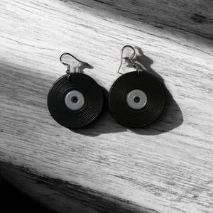 Vynle Records Earrings - Polymer Clay