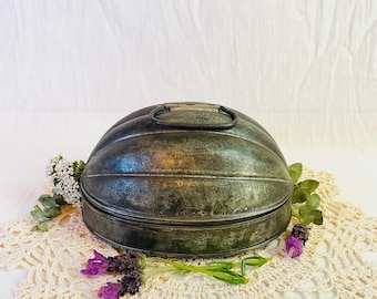 Moule à Gâteau/pain En Fer Blanc Ancien - France - Vers 1900 - Antique French Tin Mould