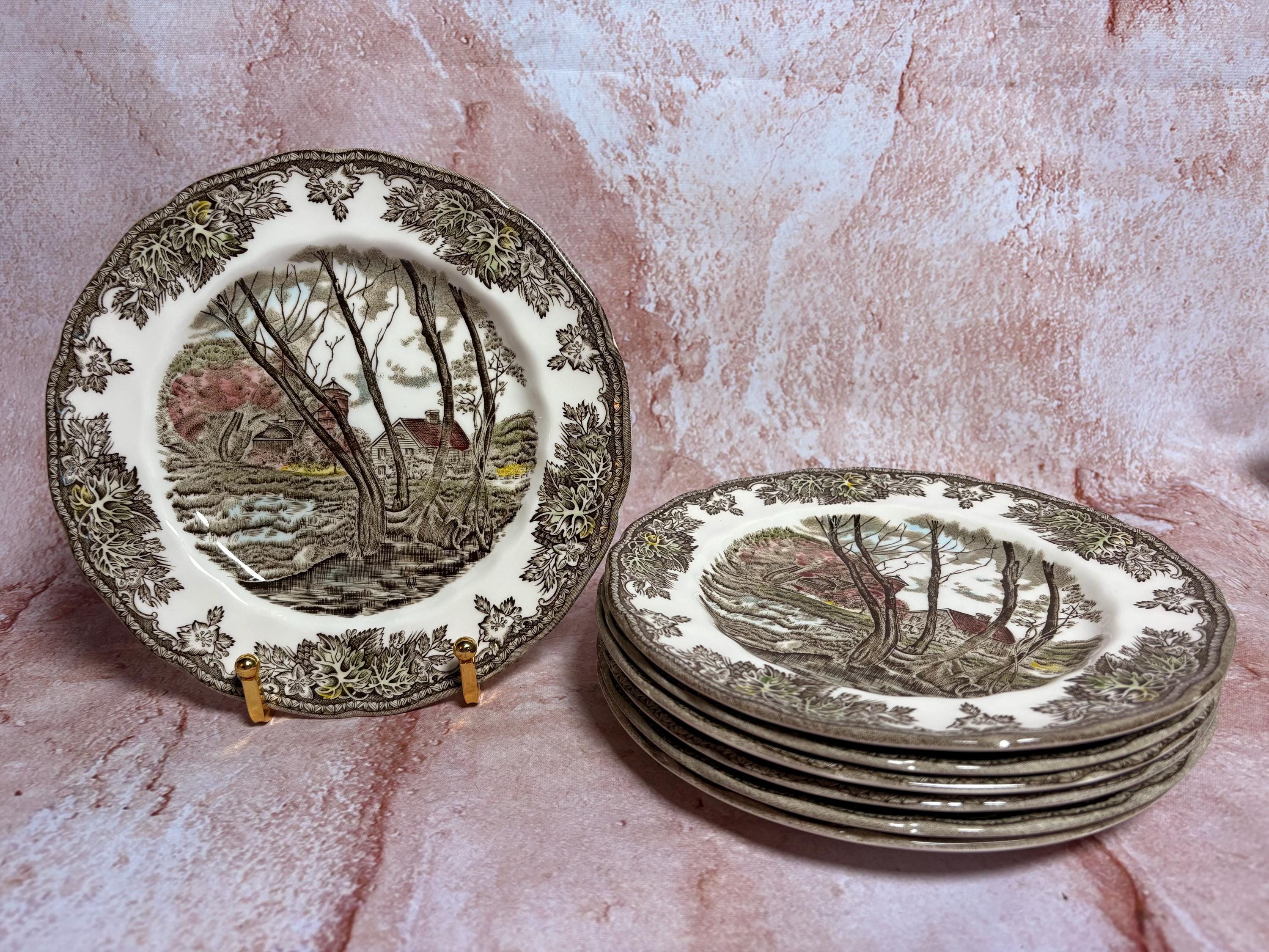 Vintage Antique Plates - Etsy