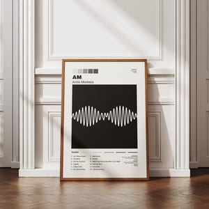 Arctic Monkeys AM Album Poster - Printable Wall Art - Bedroom Decor - Digital Download - Music Wall Art - Indie Rock