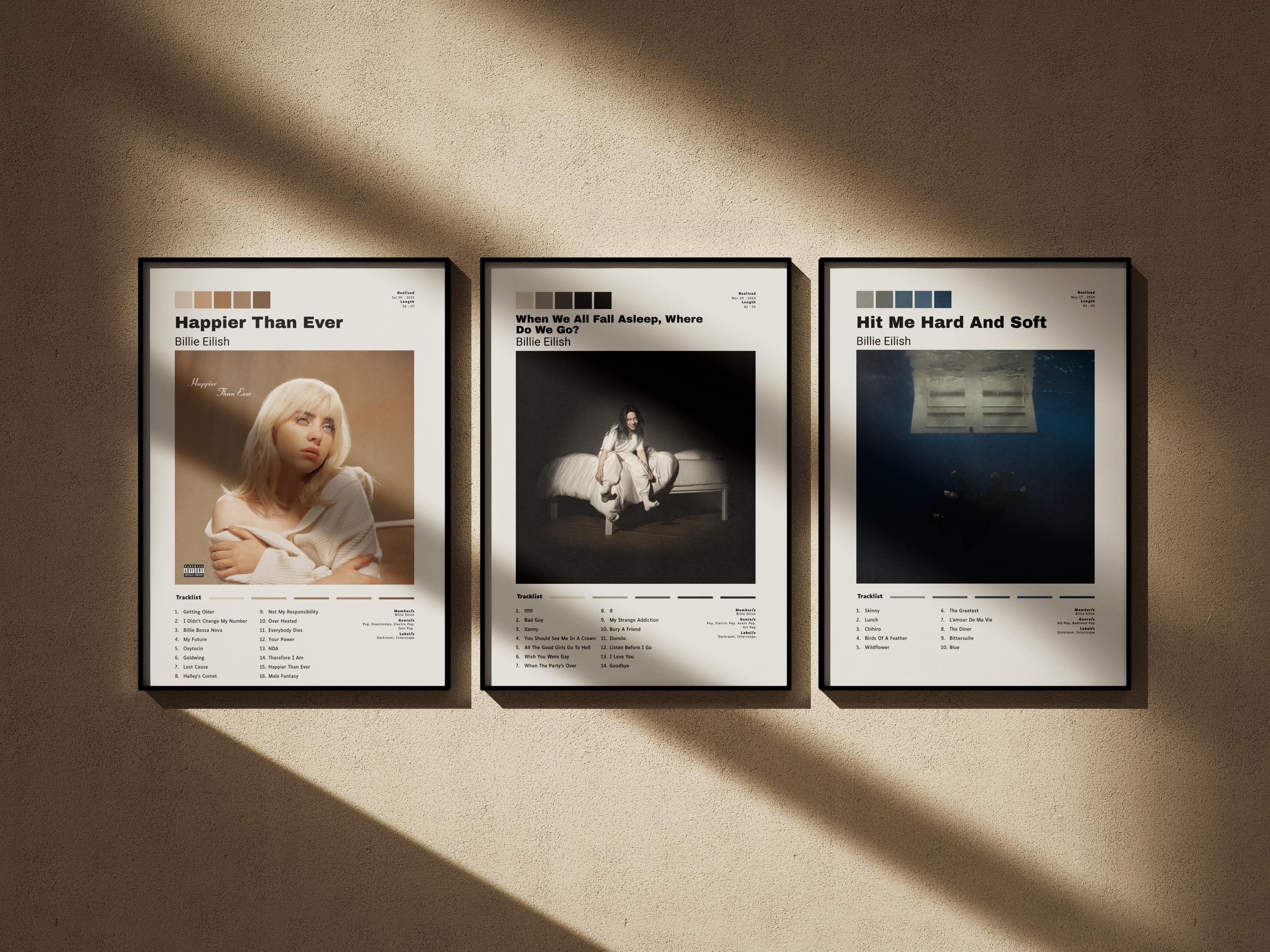 Billie eilish 日本未発売ポスター　セット　2枚 Billie eilish 日本未発売ポスター セット 2枚 AMEX ビリーアイ
