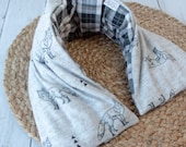 Flax Seed Neck Warmer - Pain Relief Hot Cold Pack - Microwave Heating Pad - Therapeutic Shoulder Wrap - The Smart Seed
