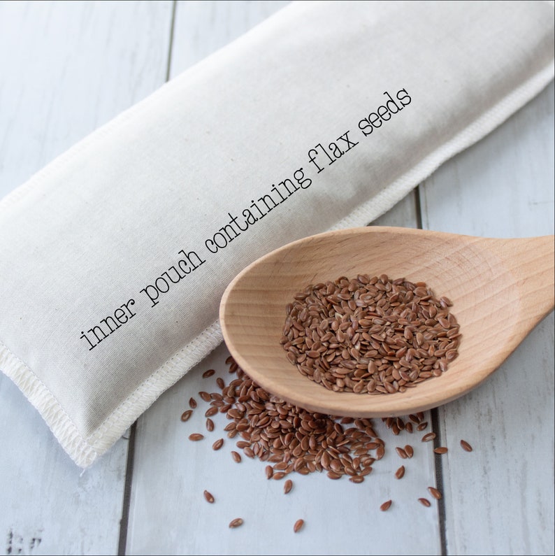Flax Seed Eye Pillow Washable Cover Sleep Mask Eye Mask Etsy
