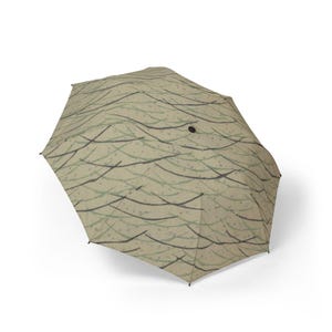 Seigaiha Wave Pattern Umbrella  Minimalist Japanese Traditional Chiyogami Design