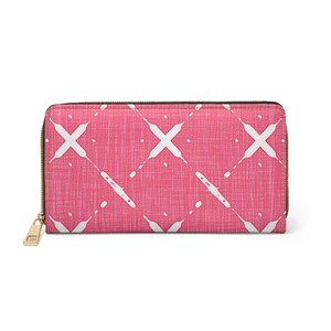GINGA pattern [Pink] wallet Japanese design modern Japanese pattern galaxy inspired A newly created Japanese pattern