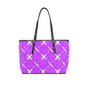 GINGA pattern [Purple] shoulder bag Japanese design modern Japanese pattern galaxy inspired A newly created Japanese pattern