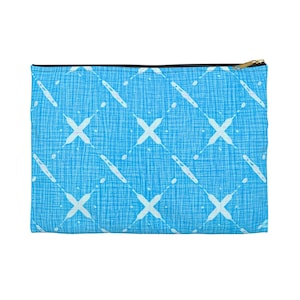 GINGA Pattern [SkyBlue] Accessory Pouch Japanese Design Modern Japanese Pattern Galaxy Inspired A Newly Created Japanese Pattern