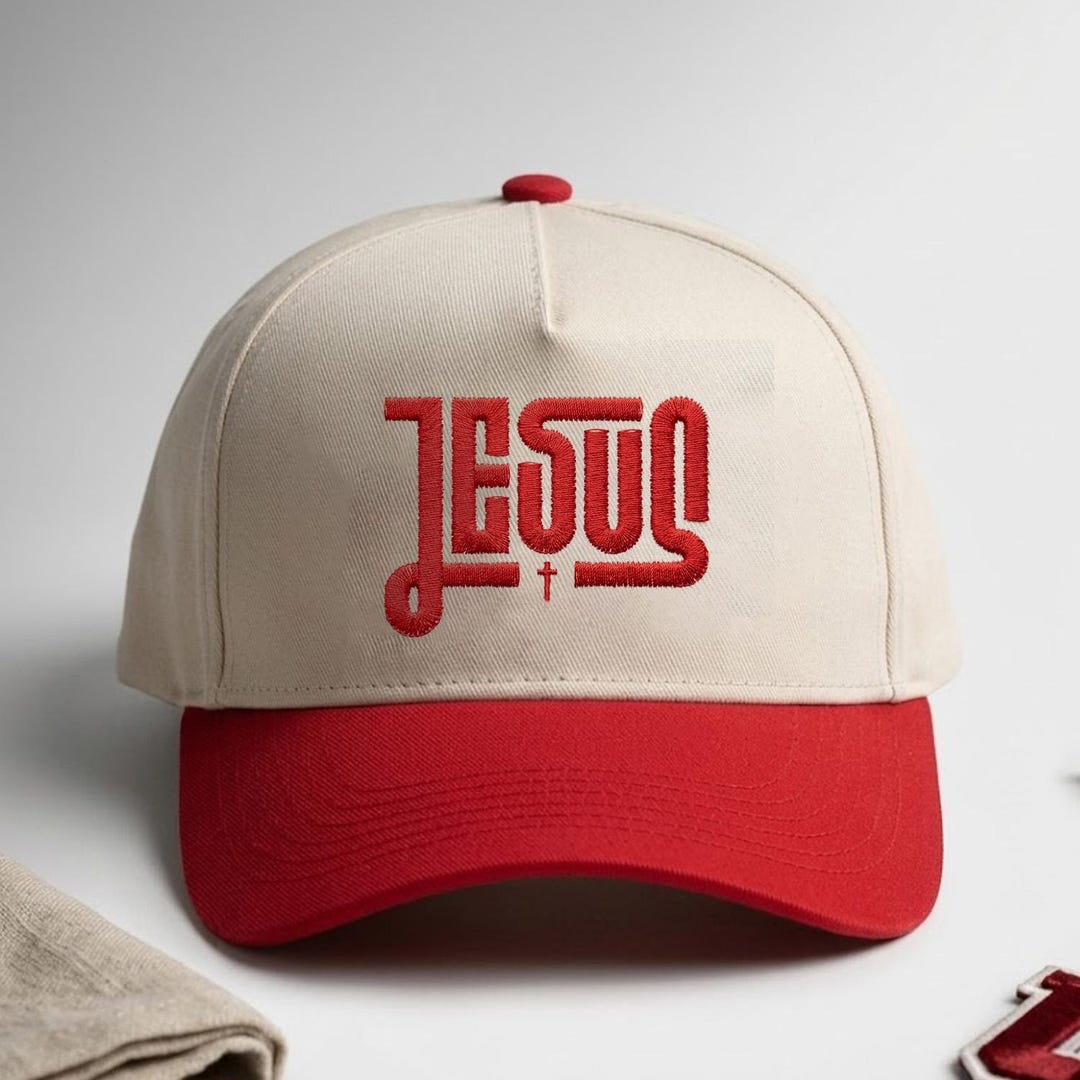 Religious Cap Jesus Embroidered Hat Christian Cap Faith Based Apparel Religious Gift ...