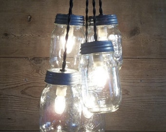 mason jar lights etsy