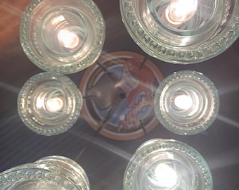 FENDER Guitars & Amplifiers Glass Insulator Ceiling Light Fixture GUITAR Chandelier Musician, Band, Music, Bass Player, Man cave decor