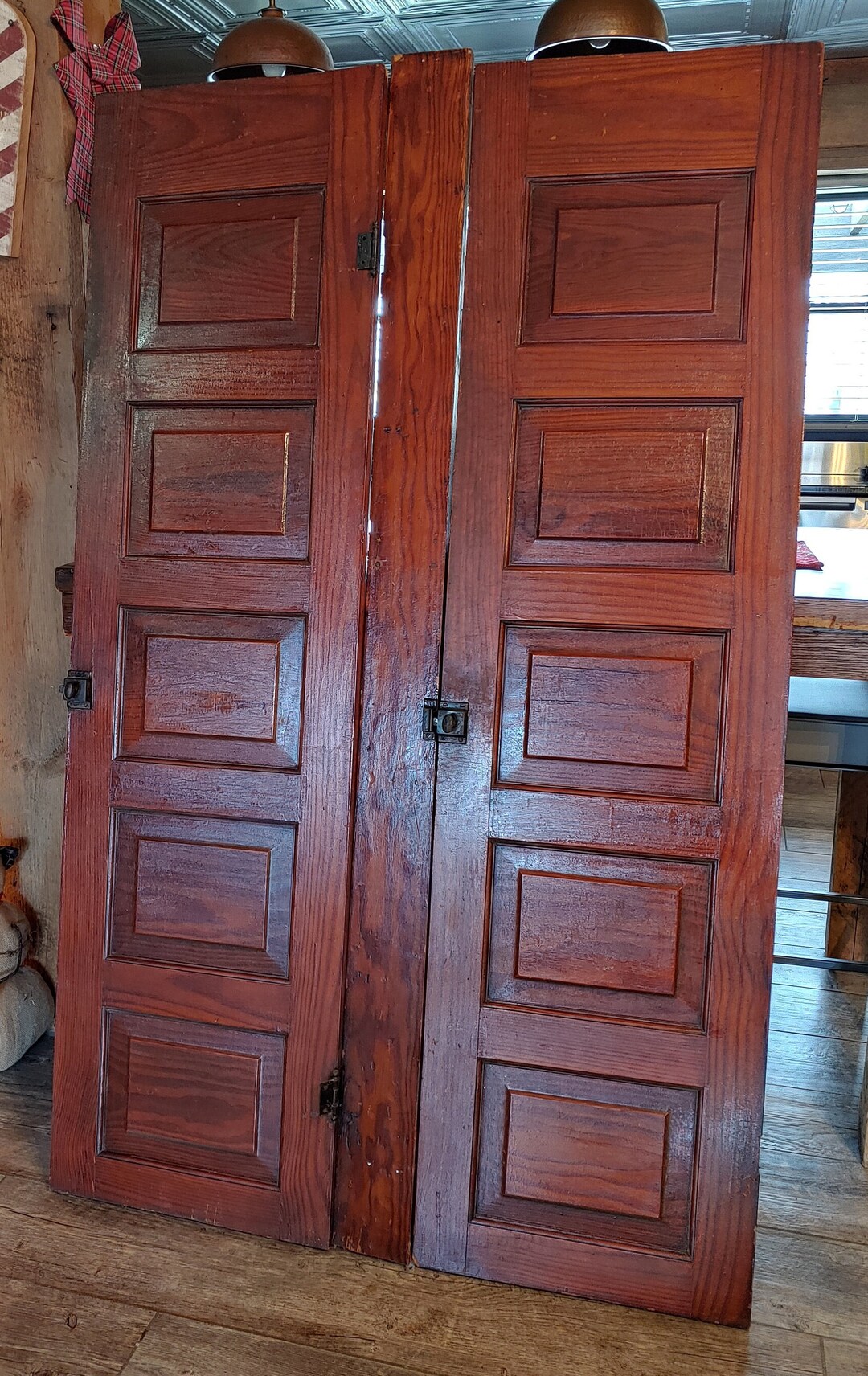 Antique Solid Wood Door Victorian Home Pantry Doors 66h5 Panel W