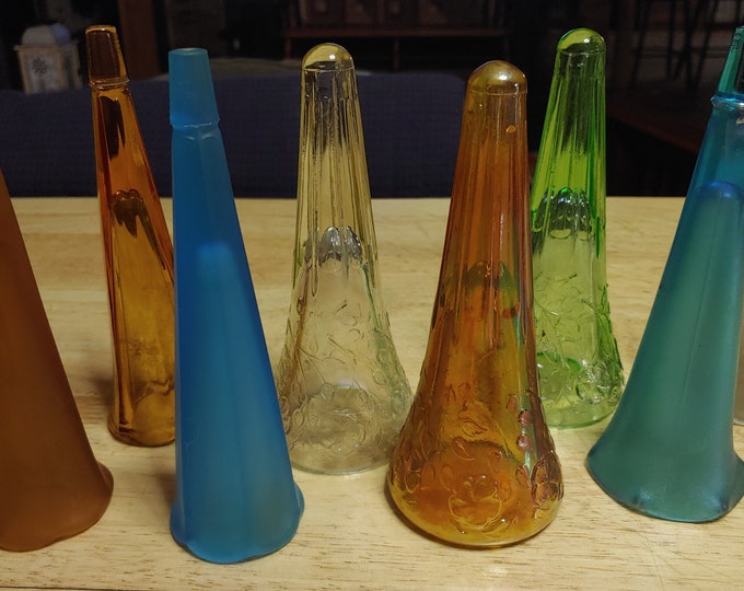 Antique Glass Car Bud Vase: 1910s-1930s Automobile Flower Vase U choose color/style