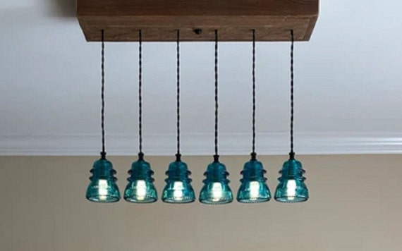 Glass insulator light fixture deals