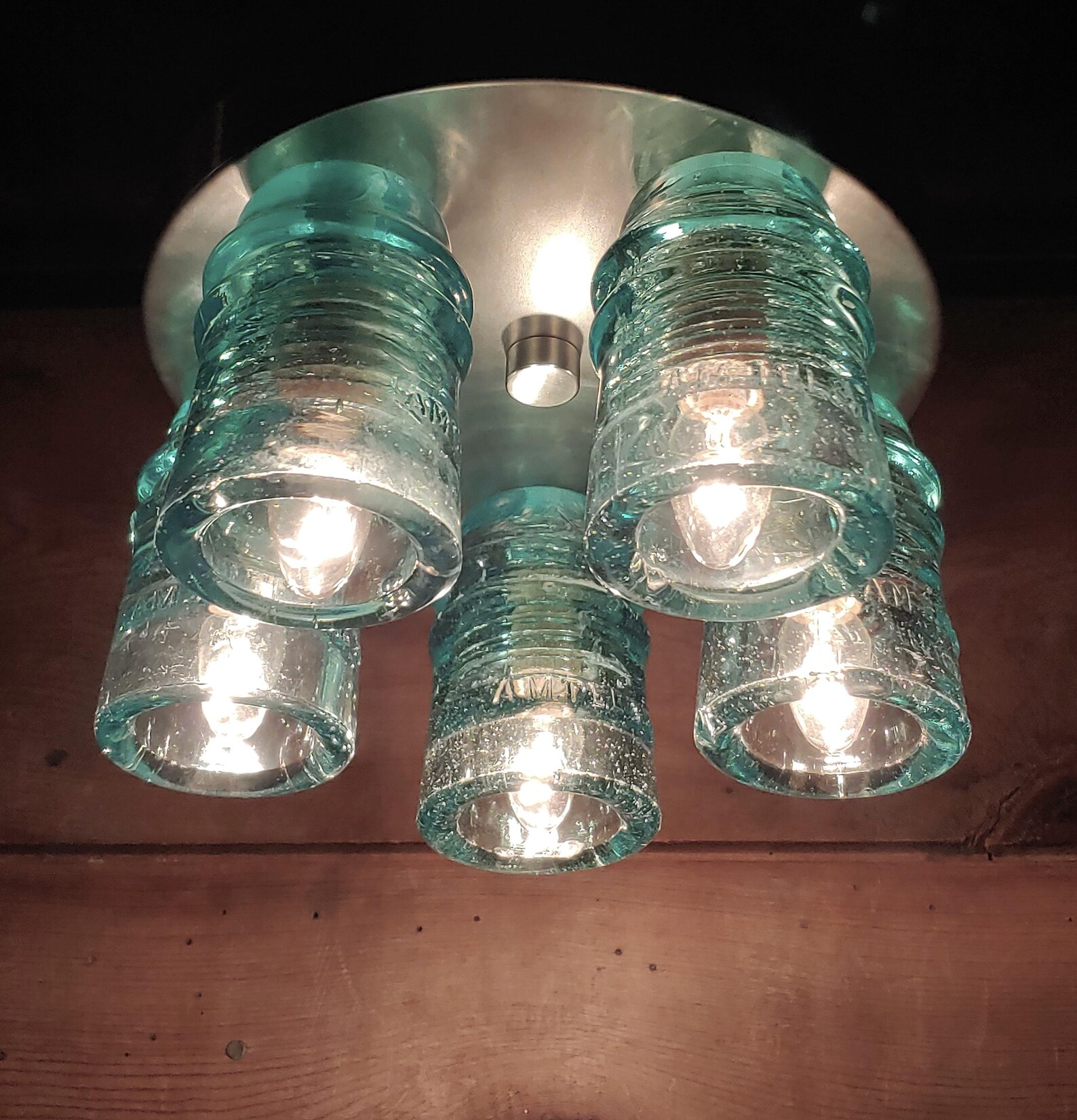 Glass Insulator Ceiling Light, Kitchen, Hall, Laundry Room, 8