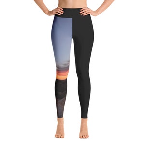 Sunset Over the Badlands Leggings