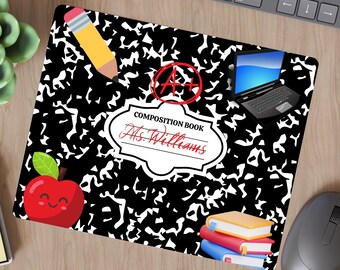 Custom Teacher Composition Design Mousepad