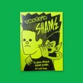 Thats'a Shame Zine – Foldy Mini Zine on Mental Health, Inner Critic and Self Care | Handmade Black & White Art Zine, Quirky Gift product logo