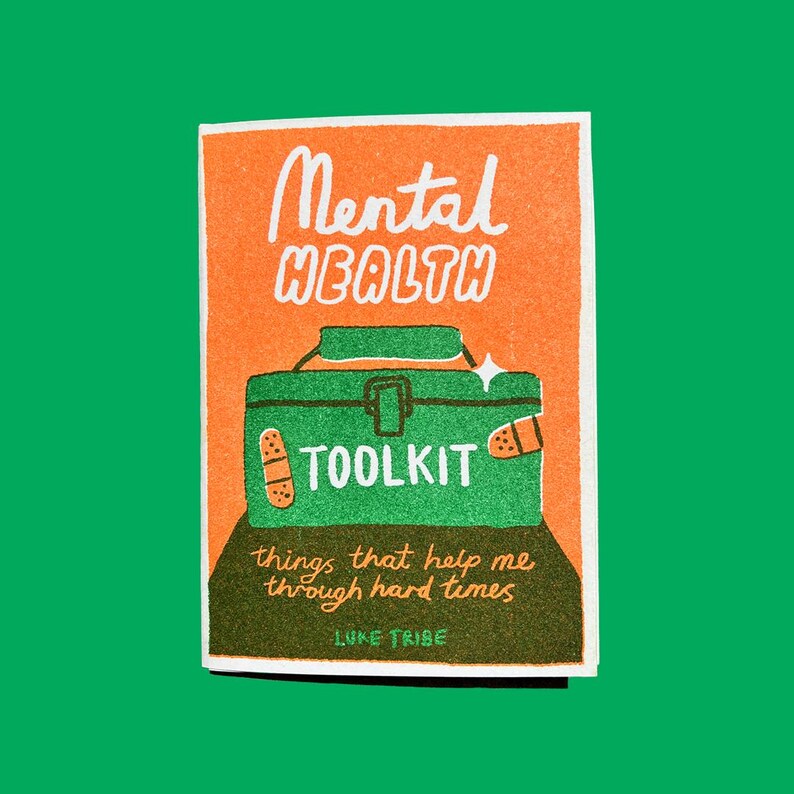 Mental Health Toolkit Volume 1 Risograph Foldy Zine - Etsy